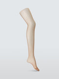 John Lewis 15 denier sleek tights in almond and black, UK version