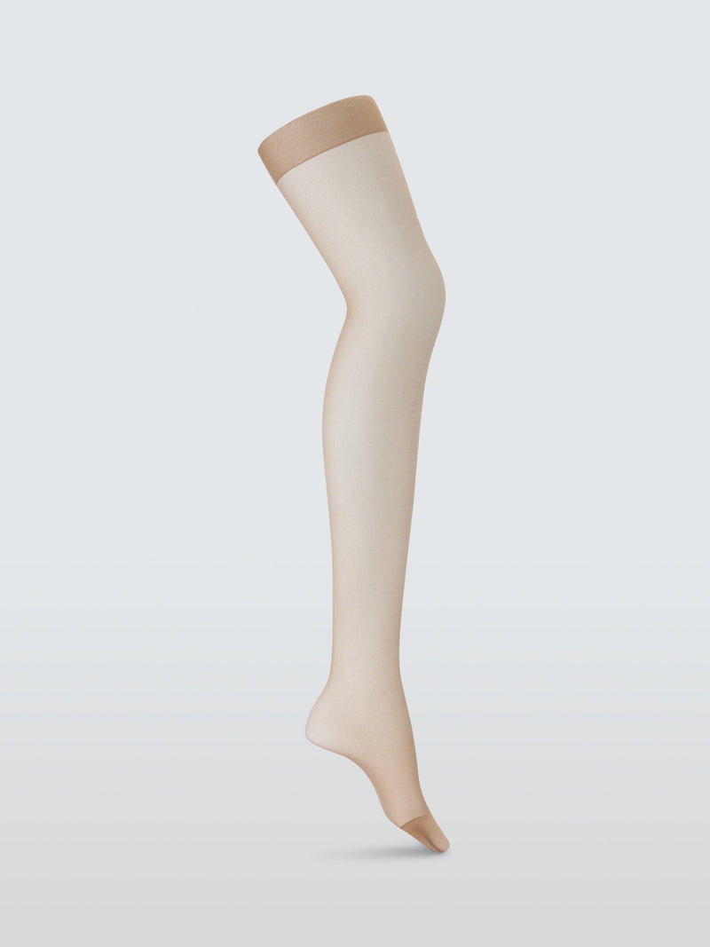 John Lewis 10 denier tights in almond, pack of 3, UK version