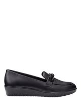 John Lewis Hotter Amber Smart Wedge Decorative Bow Loafers- Buy online at McGrocer
