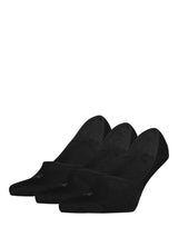 John Lewis Calvin Klein Invisible Footie Socks Pack of 3 Black- Buy online at McGrocer