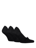 Calvin Klein invisible footie socks black pack of 3, UK version
