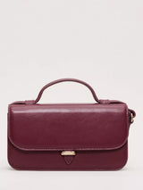 John Lewis Phase Eight Mini Crossbody Leather Bag, Dark Red- Buy online at McGrocer