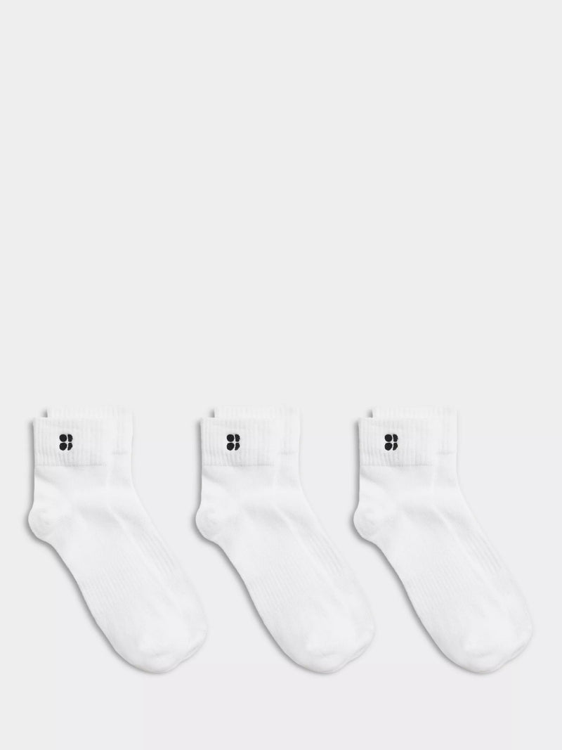 Sweaty Betty Essentials Mini Crew Socks Pack of 3