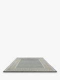 Sanderson Linnean pure wool rug in porcelain with geometric pattern - British product