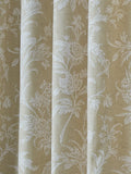 Laura Ashley Lloyd lined eyelet curtains in caramel 112x183cm - British product