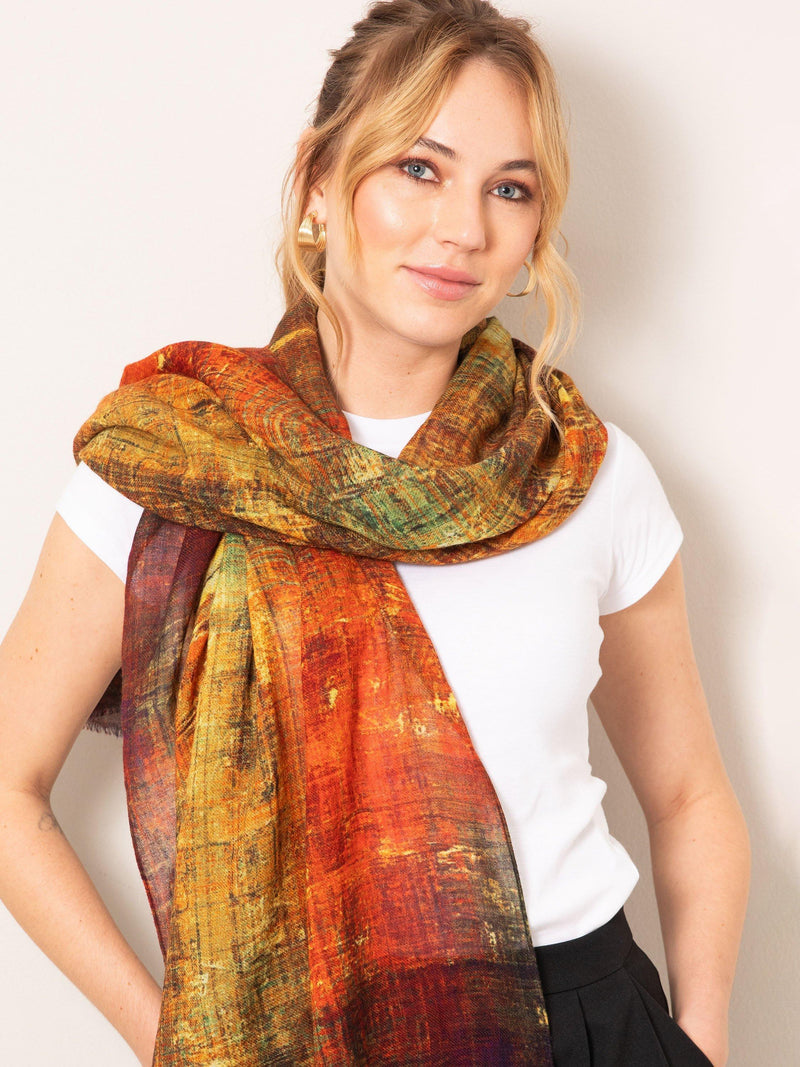 Alie Street Celestine wool silk scarf, UK version