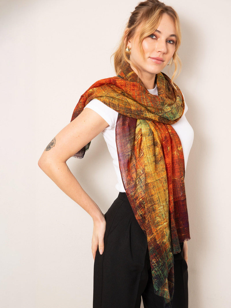 Alie Street Celestine wool silk scarf, UK version