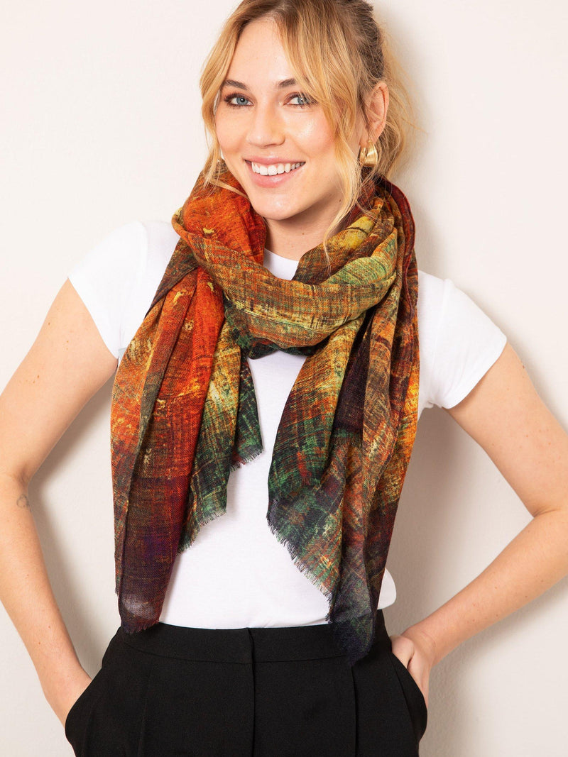Alie Street Celestine wool silk scarf, UK version