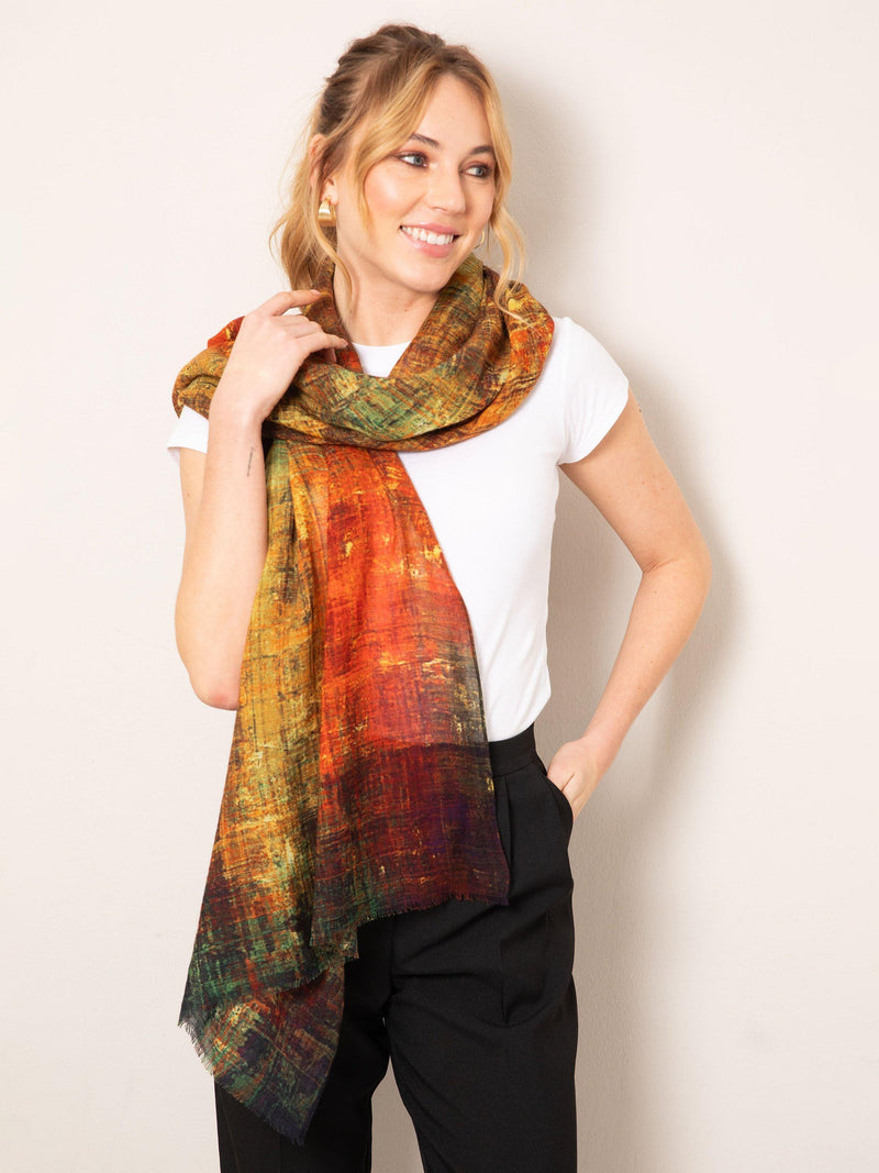 Alie Street Celestine wool silk scarf, UK version