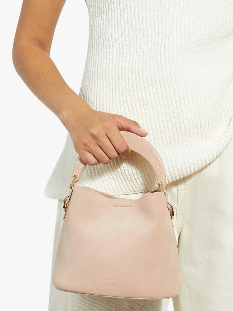 Dune London Dharla recycled leather grab bag, UK version