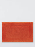 John Lewis Micro-Fresh Deep Pile Bath Mat, Burnt Orange, Medium (L50 x W80cm)