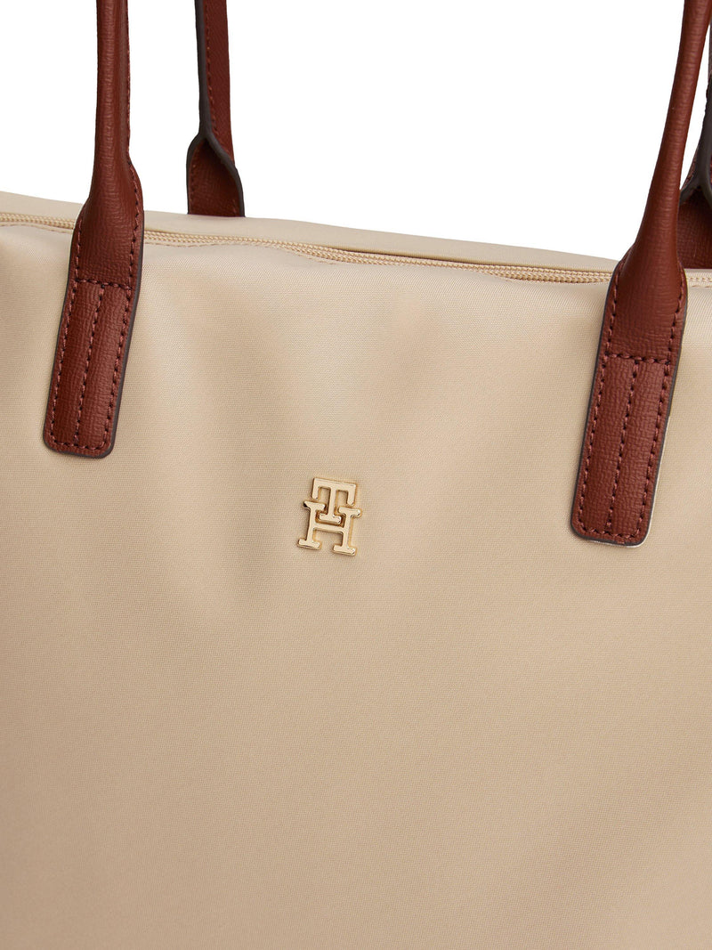 Tommy Hilfiger Popette tote bag in sandalwood - British product