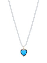 John Lewis Stych Kids' Favourite Colour Heart Pendant Necklace- Buy online at McGrocer