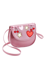 John Lewis Stych Kids' Cherry Gem Patent Bag, Pink Cross Body Bag- Buy online at McGrocer