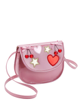 Stych kids cherry gem patent crossbody bag pink, UK version