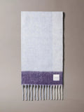 Calvin Klein wool blend scarf Purple Opulence, UK version