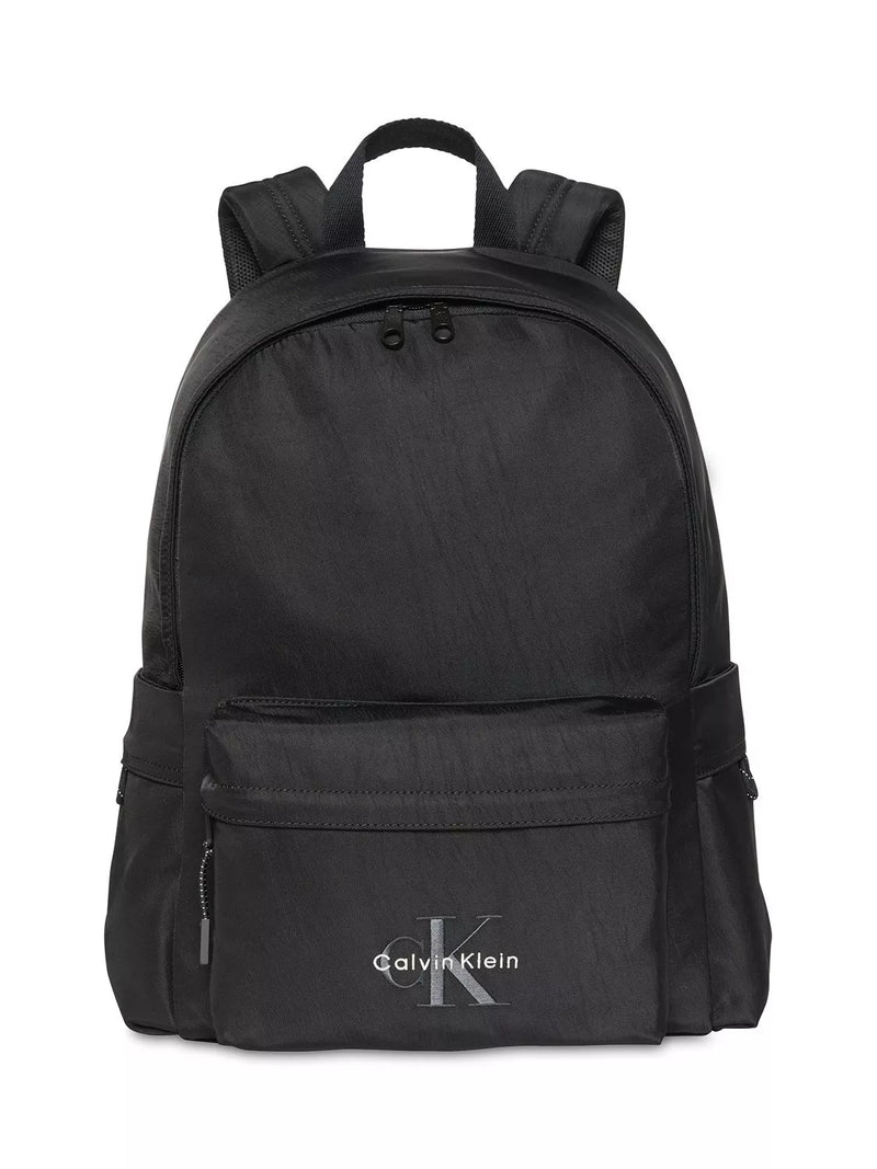 Calvin Klein monogram logo backpack in black, 30.5x43x13cm, UK version