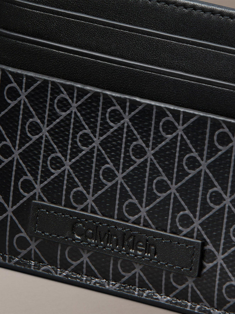 Calvin Klein monogram card holder black (British brand)