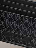 Calvin Klein monogram card holder black (British brand)