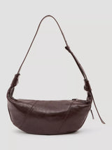 John Lewis HUSH Leather Crescent Boho Bag- Buy online at McGrocer