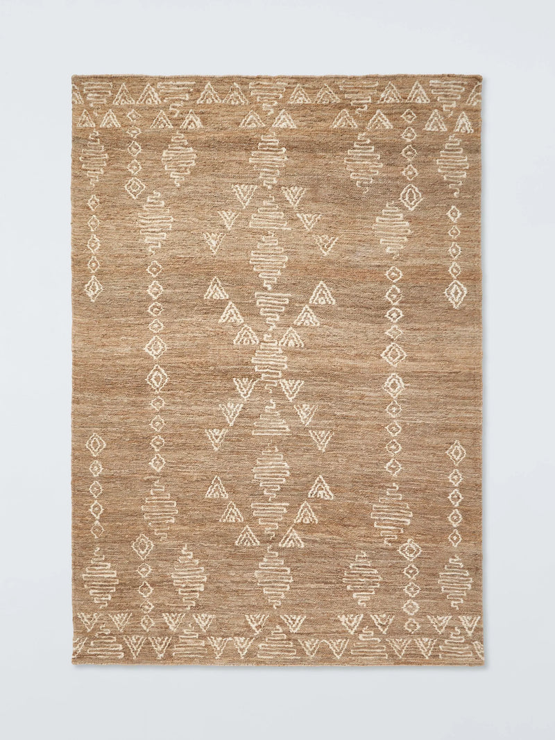 John Lewis Ziya Kelim jute rug multi 180x120cm, UK version