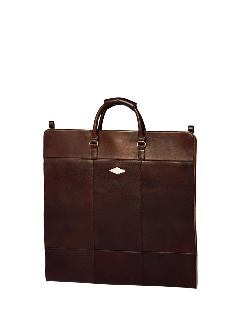Pampeano leather garment bag for suits (British brand)