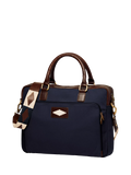 Pampeano Mensajero laptop briefcase in canvas with leather trim - British product