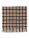 Part Two plaid pure wool scarf 46x182cm, UK version