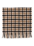 Part Two plaid pure wool scarf 46x182cm, UK version
