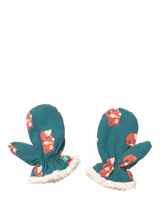 John Lewis Little Green Radicals Kids' Fox Mittens Blue- Buy online at McGrocer