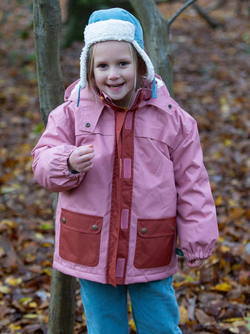 Little Green Radicals kids ginger cosy hat organic cotton - British product