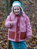 Little Green Radicals kids ginger cosy hat organic cotton - British product