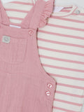 John Lewis baby muslin set pink (British brand)