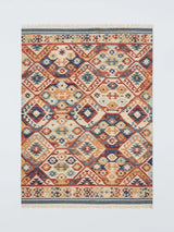 John Lewis John Lewis Amina Kelim Multi Hand Woven Wool Rug 180x120cm- Buy online at McGrocer