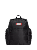 Hunter Croy Puffer Ripstop backpack black, imported from the UK