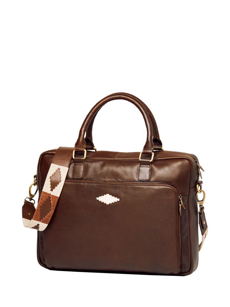 Pampeano Mensajero leather briefcase, UK version