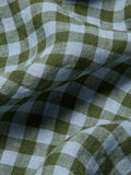 Piglet in Bed gingham linen blend bedding single - British product