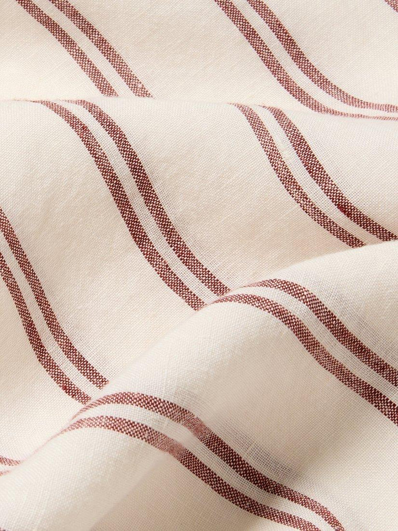 Piglet in Bed Kemptown Stripe linen blend bedding (British brand)