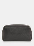 Whistles Ria black leather zip pouch, imported from the UK