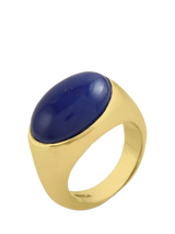 John Lewis Shyla Serifos Oval Lapis Stone Cocktail Ring 17.5mm- Buy online at McGrocer
