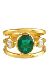 John Lewis Shyla Gigi Open Band Crystal Ring- Buy online at McGrocer