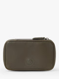 OSPREY LONDON Compass Leather Travel Manager Black, UK version