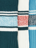 John Lewis organic cotton slub stripe socks pack of 3 - British product