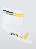 John Lewis organic cotton tube stripe socks pack of 5 (British brand)
