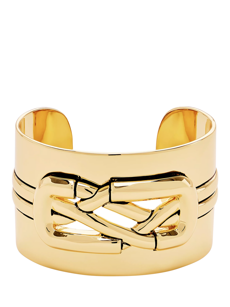 Marc Jacobs Dual Statement Cuff gold brass, imported from the UK