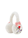 Stych kids faux fur unicorn ear muffs white - British product