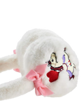 Stych kids faux fur unicorn ear muffs white - British product