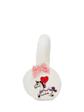 Stych kids faux fur unicorn ear muffs white - British product