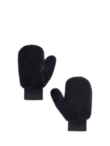 John Lewis Small Stuff Kids Faux Fur Mittens, Black- Buy online at McGrocer