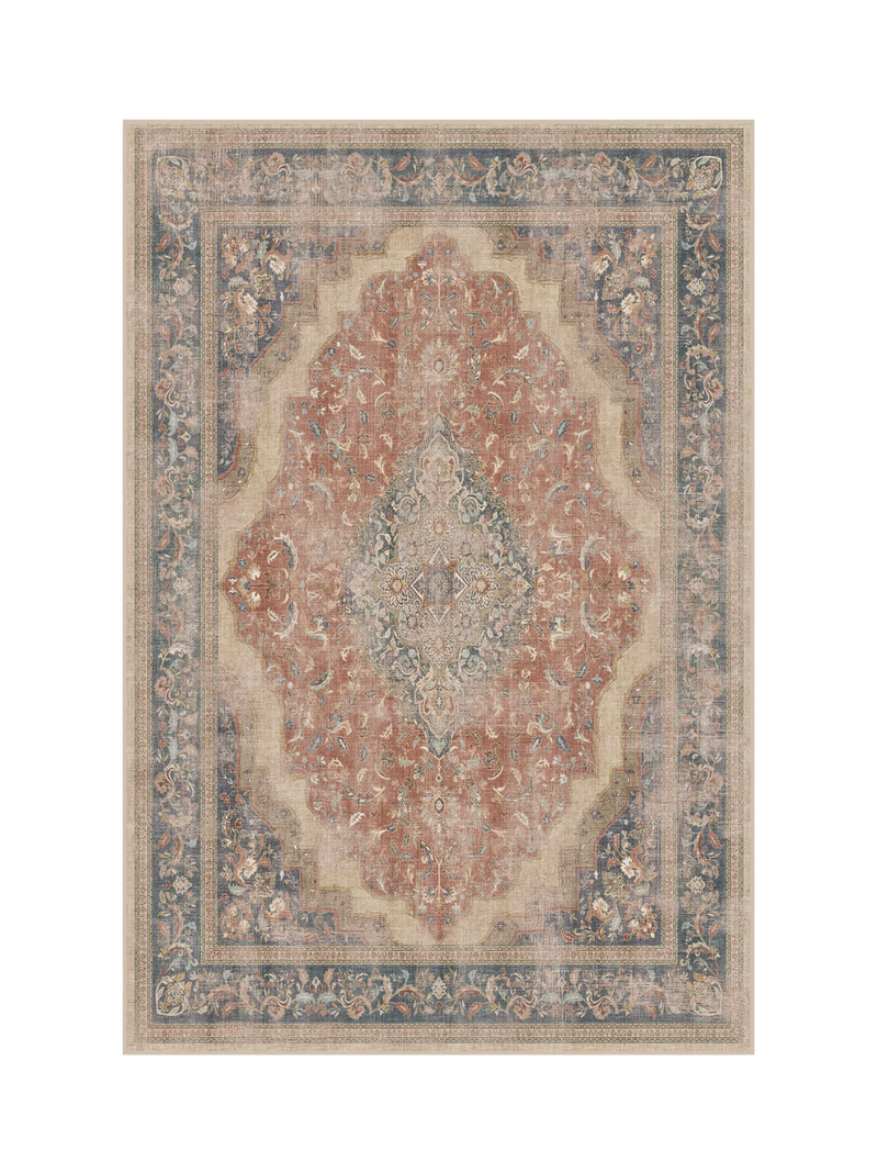 Ruggable Adeline rug geometric diamond medallion, UK version